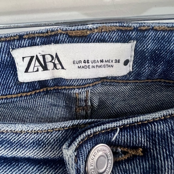 Zara Women's Denim Blue Skinny Jeans - Picture 5 of 10